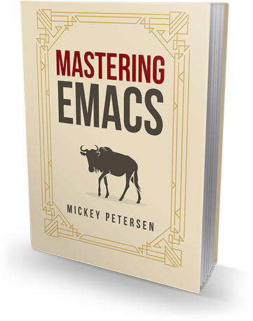 Image of the Mastering Emacs book cover